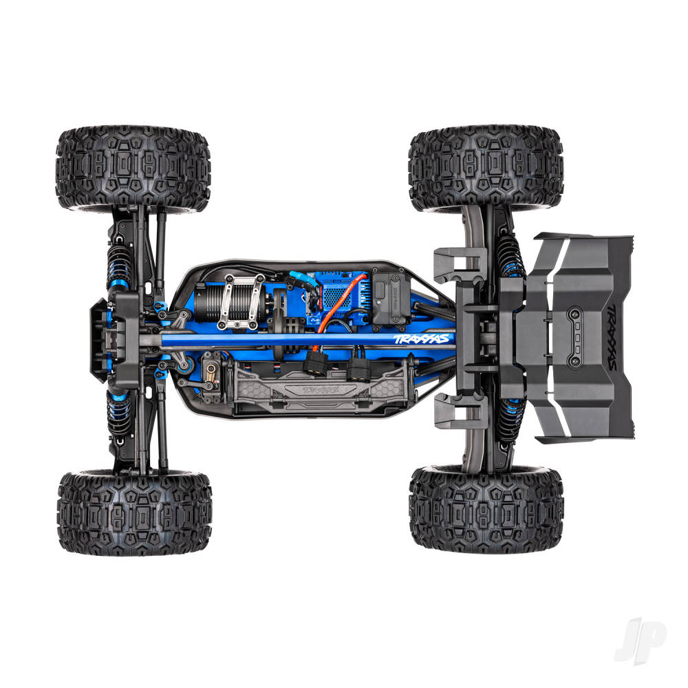 Traxxas Sledge Belted 1:8 4WD Brushless Electric Monster Truck Blue (+ TQi 2-ch TSM VXL-6S Belted)