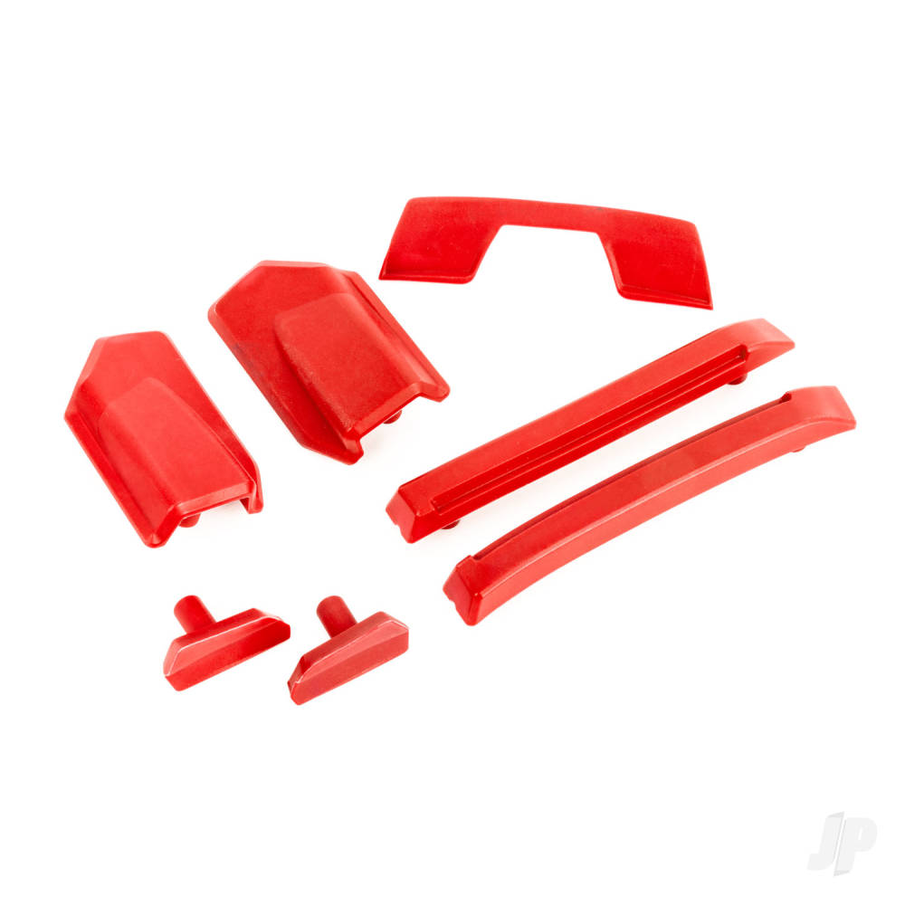Body reinforcement set red / skid pads (roof) (fits #9511 body)