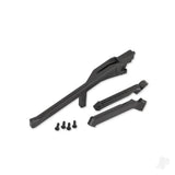 Chassis braces (rear (1) rear tower (2)) / 4x15 CCS (4) (fits Sledge)