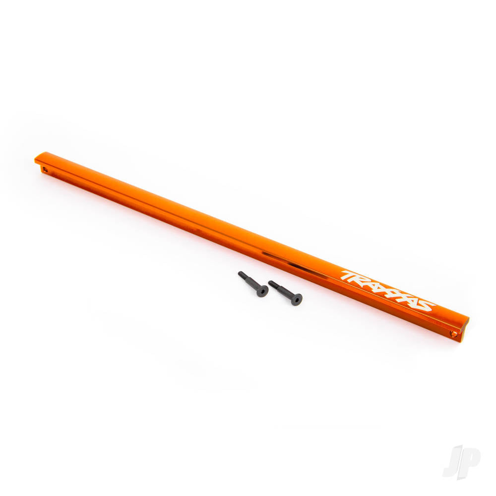 Center brace (T-Bar) 6061-T6 aluminium (orange-anodised) / 3x16 SS (2) (fits Sledge)