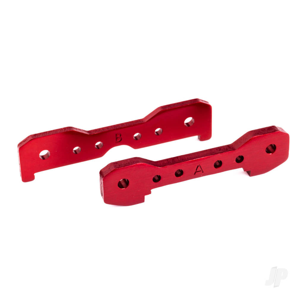 Tie bars front 6061-T6 aluminium (red-anodised)