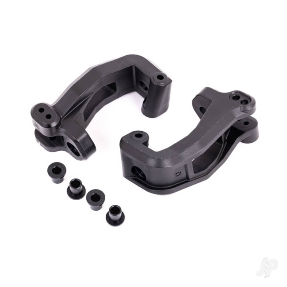 Caster blocks (c-hub) left & right / kingpin bushings (4)