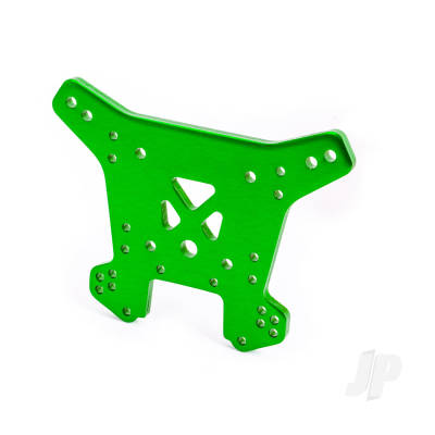Shock tower rear 6061-T6 aluminium (green-anodised)