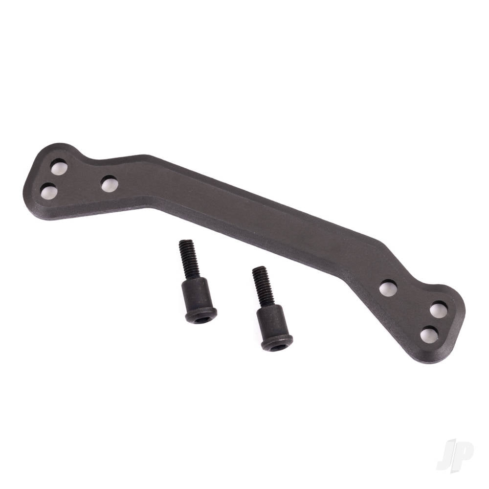 Drag link steering 6061-T6 aluminium (dark titanium-anodised)/ 3x14mm SS (2)