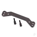 Drag link steering 6061-T6 aluminium (dark titanium-anodised)/ 3x14mm SS (2)