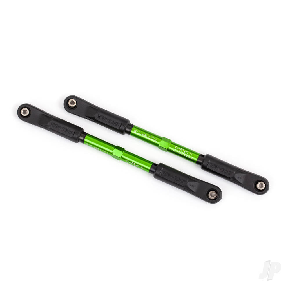 Camber links rear Sledge (Tubes green-anodised 7075-T6 aluminium stronger than titanium) (144mm) (2)/ rod ends assembled with steel hollow balls (4)/ aluminium wrench 8mm (1)
