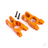 Carriers stub axle 6061-T6 aluminium (orange-anodised) (left and right)