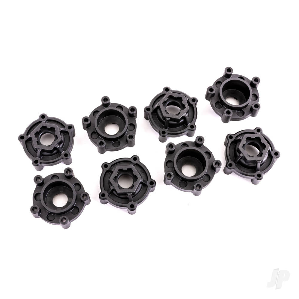 Wheel hubs +5 mm (4) +10 mm (4) (fits #9572 wheels)