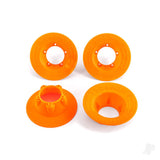 Wheel covers orange (4) (fits #9572 wheels)