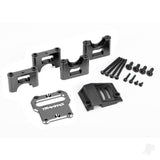 Mount centre differential carrier 6061-T6 aluminium (dark titanium-anodised)