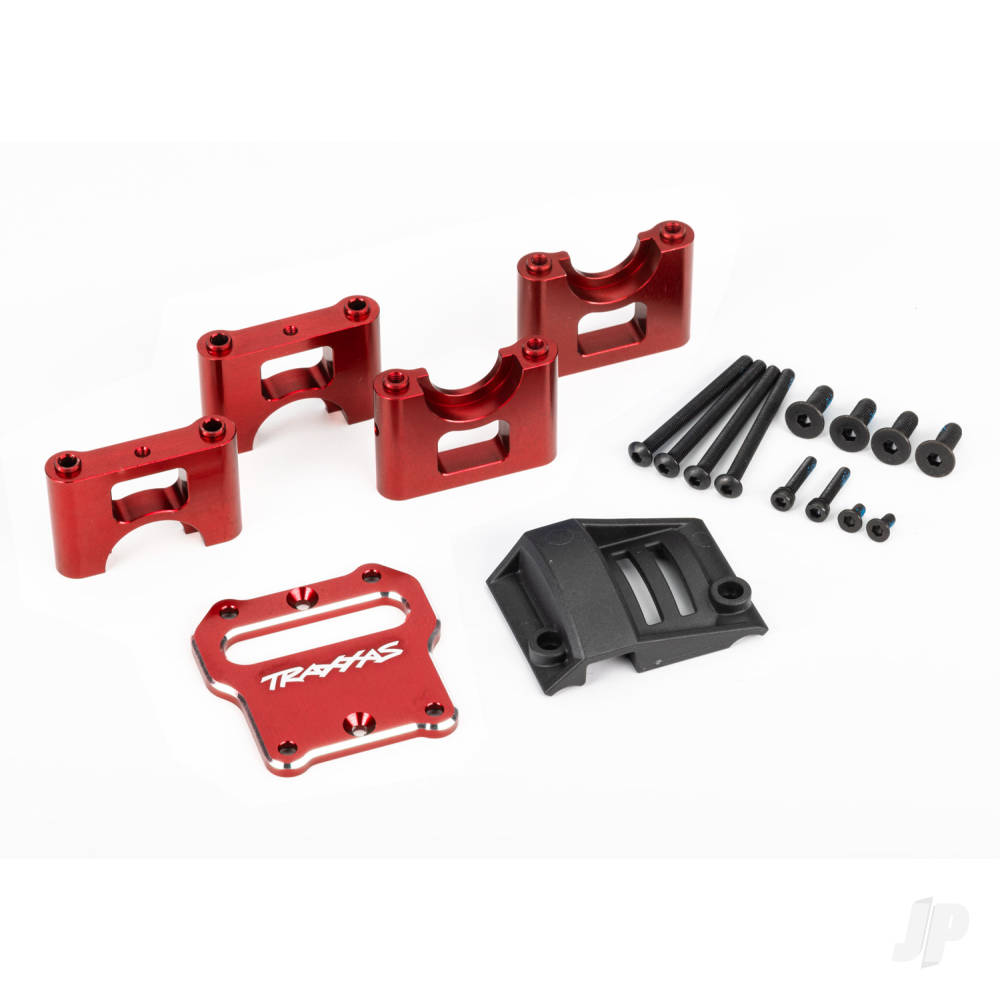 Mount centre differential carrier 6061-T6 aluminium (red-anodised)