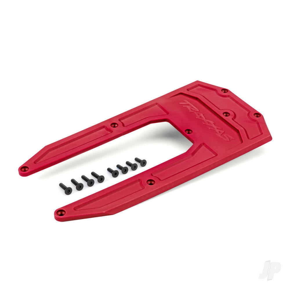 Skid plate chassis red (fits Sledge)