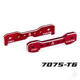 Tie bars front 7075-T6 aluminium (red-anodised) (fits Sledge)