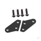 Steering block arms (aluminium dark titanium-anodised) (2) (fits #9537 and 9637 steering blocks)