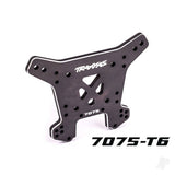 Shock tower rear 7075-T6 aluminium (dark titanium-anodised) (fits Sledge)
