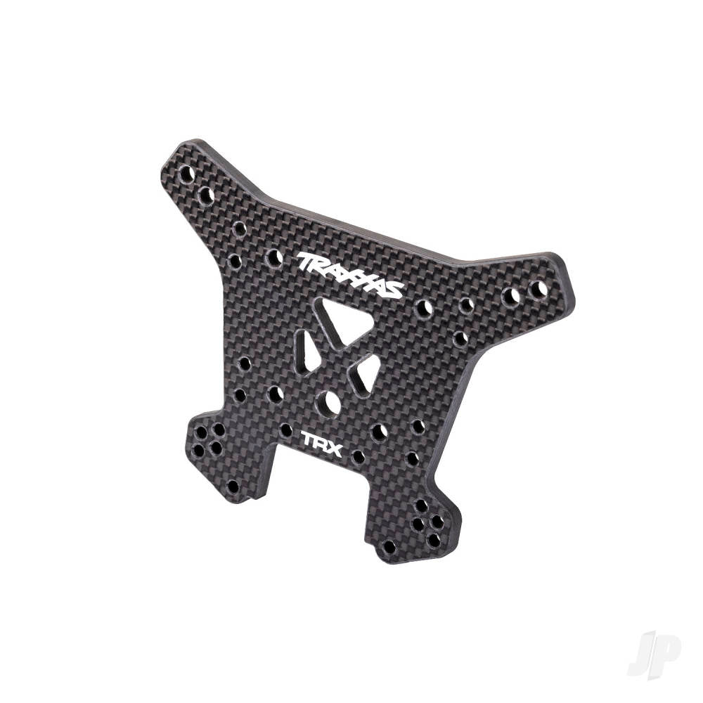 Shock tower rear 5mm (carbon fibre) (fits Sledge)