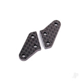 Steering block arms carbon fibre (2) (fits #9635 series & 9637 series steering blocks)