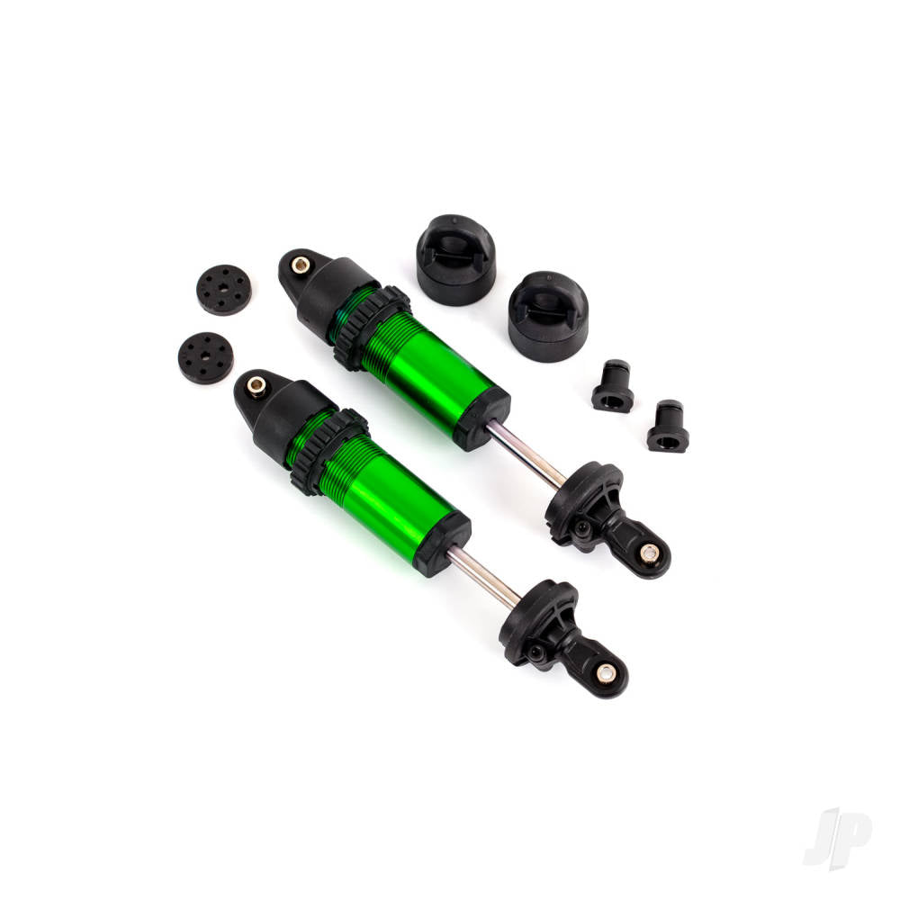 Shocks GT-Maxx aluminium (green-anodised) (fully assembled wo springs) (2)