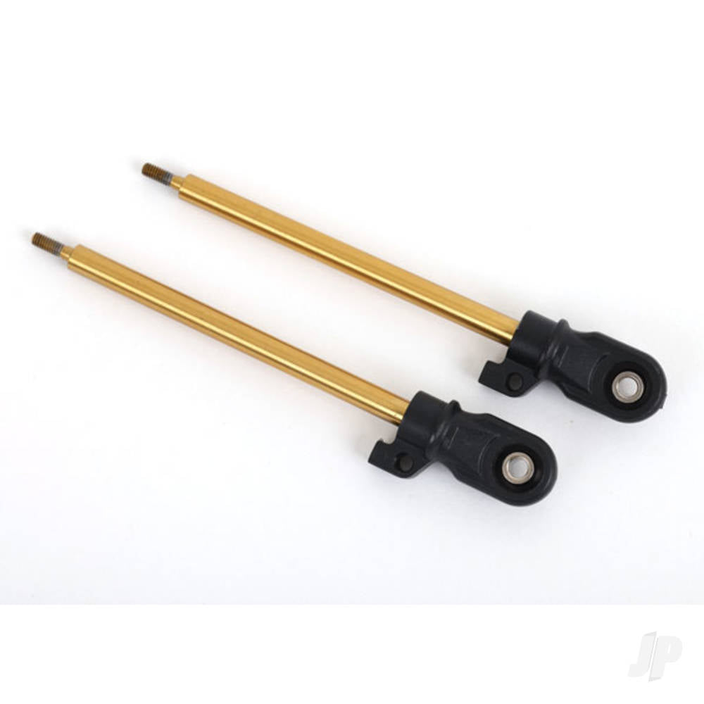 Shock shaft 80mm (GT-Maxx) (Tin-coated) (2) (assembled with rod ends and steel hollow balls)