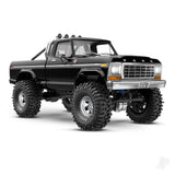 TRX-4M 1979 Ford F-150 High Trail Edition 1:18 4WD Electric Trail Crawler Black (+ TQ ECM-2.5 Titan 87T 750mAh LiPo USB Charger)