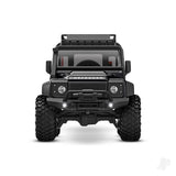 Traxxas TRX-4M Land Rover Defender 1:18 4WD Electric Trail Crawler - Black (+ TQ ECM-2.5 Titan 87T/ 750mAh LiPo USB Charger - Clipless Body)
