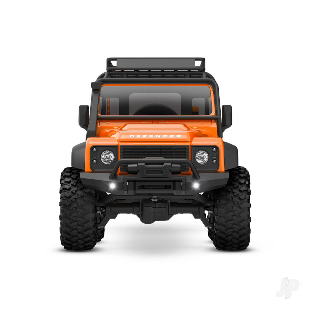 Traxxas TRX-4m Land Rover Defender 1:18 4X4 Electric Trail Crawler - Orange (+ TQ 2-ch/ ECM-2.5/ Titan 87T/750mAh 2-Cell LiPo/USB Charger)