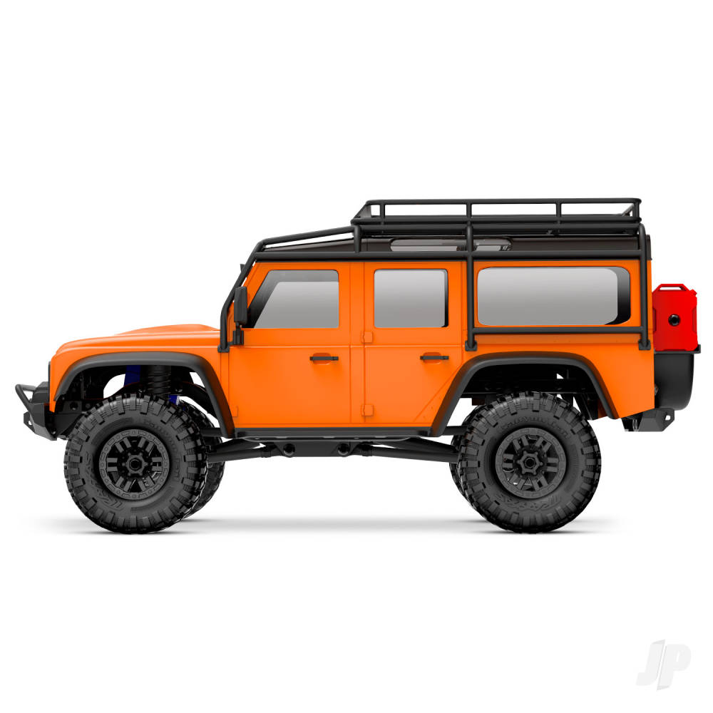 Traxxas TRX-4m Land Rover Defender 1:18 4X4 Electric Trail Crawler - Orange (+ TQ 2-ch/ ECM-2.5/ Titan 87T/750mAh 2-Cell LiPo/USB Charger)