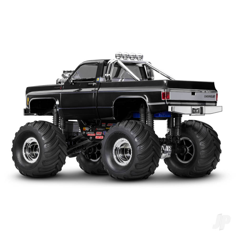 Traxxas TRX-4MT Chevrolet K10 1:18 4WD Electric Monster Truck - Black (+ TQ/ECM-2.5/Titan 87T/750mAh LiPo/USB charger) (Copy)