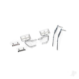 Door handles (left & right)/ mirrors side (left & right)/ windshield wipers (fits #9812 body)