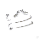 Door handles (left & right)/ mirrors side (left & right)/ windshield wipers (fits #9811 body)