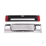 Front grille/ tailgate panel (black)/ LED lenses (rear left & right) (fits #9812 body)