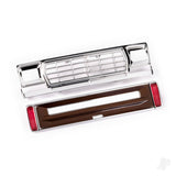 Front grille/ tailgate panel (brown)/ LED lenses (rear left & right) (fits #9812 body)