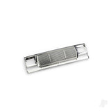 Front grille 1:18 TRX-4MT Bigfoot No. 1/ tailgate panel (blue)/ LED lenses (rear left & right) (fits #9812 body)