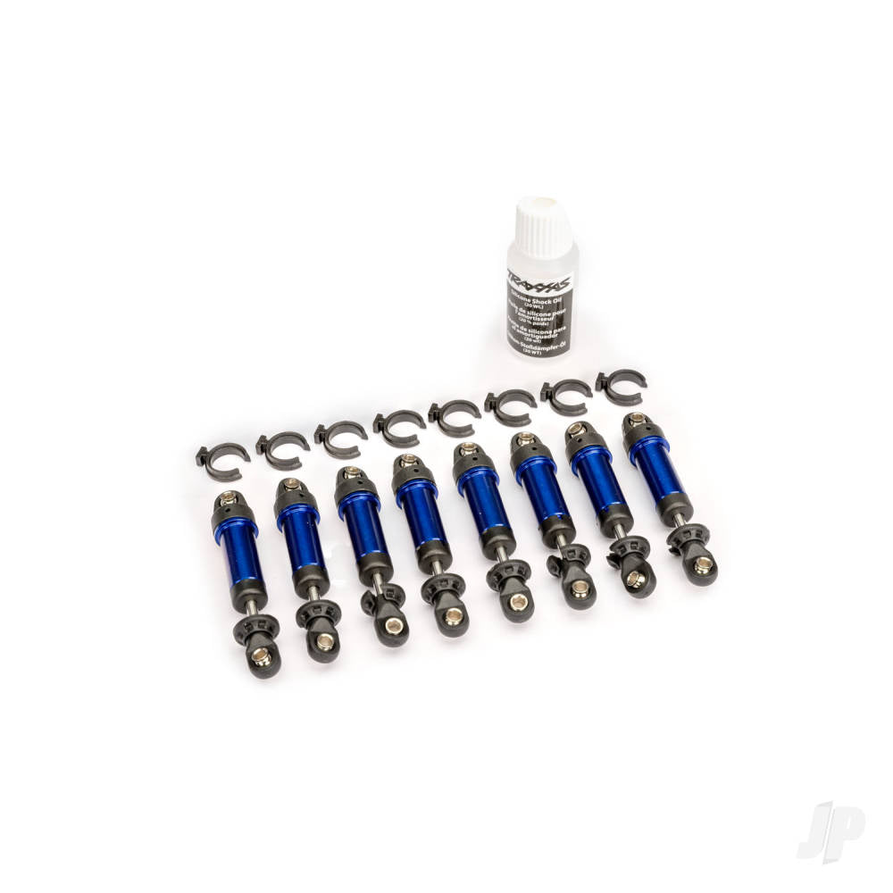 Shocks GTM 6061-T6 aluminium (blue-anodised) (fully assembled wo springs) (8)