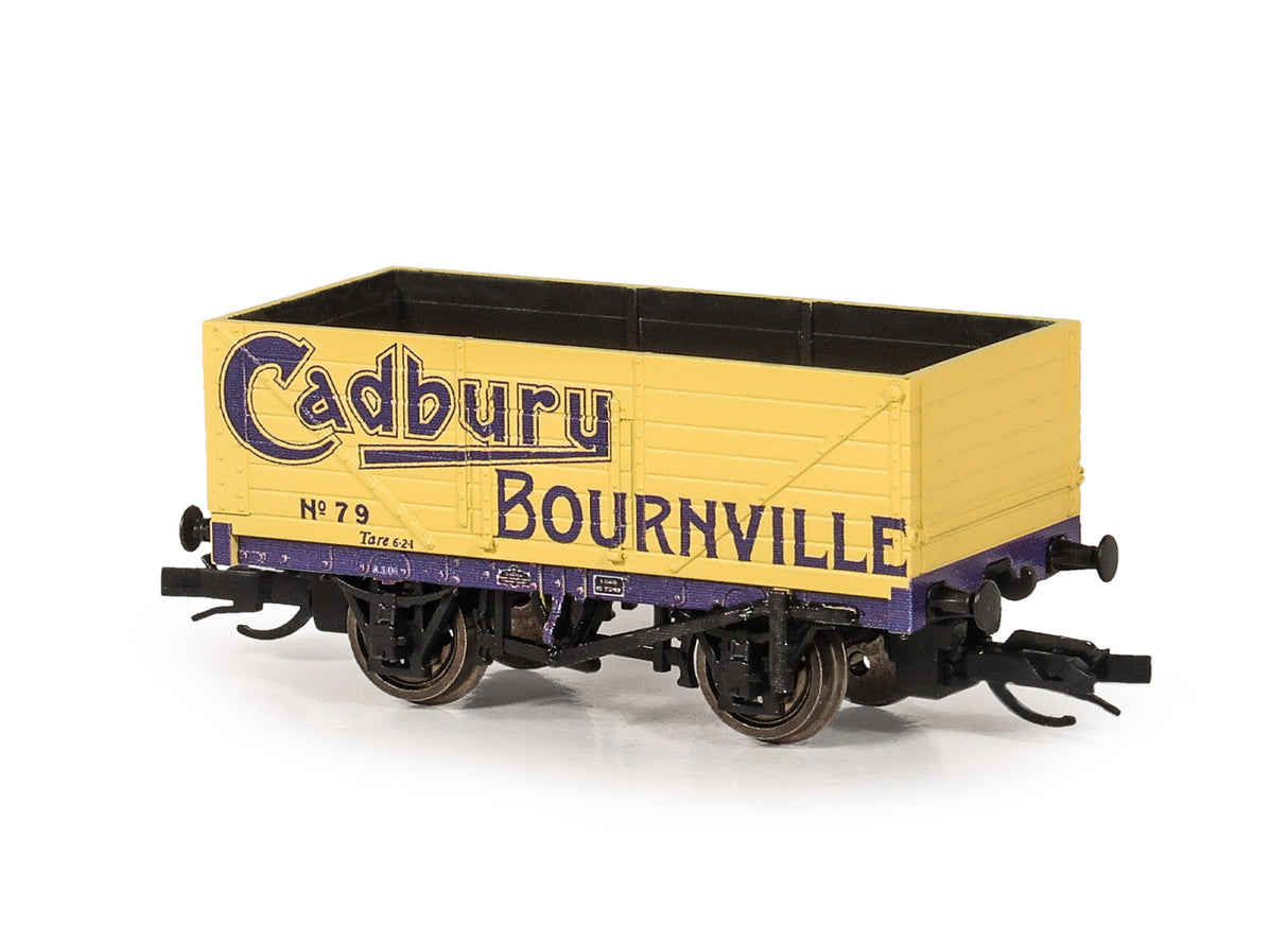 PECO TT:120 wagon - 7-plank open Cadbury Bourneville