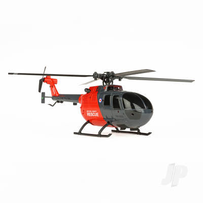 Twister BO-105 Scale 250 Flybarless Helicopter with 6 Axis Stabilisation and Altitude Hold (Grey/Red)