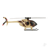 Twister MD 500 Scale 250 Flybarless Helicopter with 6 Axis Stabilisation and Altitude Hold Brown/Sand