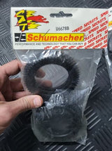 Original Schumacher Cat Mini Pin Silver Dot Front Tyres U6678B (Box 103)