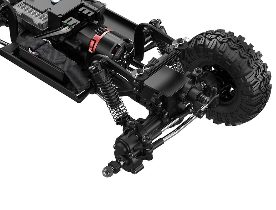 UDI RC UCX18 BHARAL 1/18 4WD CRAWLER RTR BRUSHLESS - BLACK - Pre Order - Expected late September