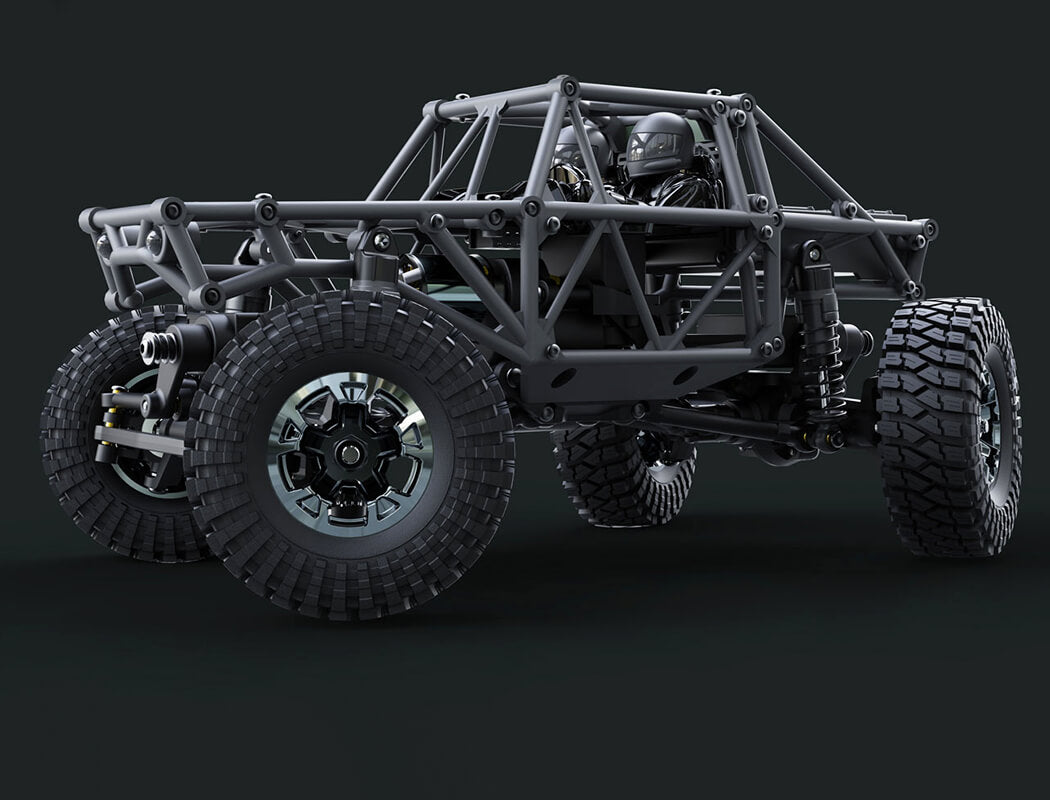 UDI RC UCX24 SNOW LEOPARD 1/24 CRAWLER RTR BRUSHLESS 4WS BLACK- PRE ORDER - EXPECTED SHORTLY