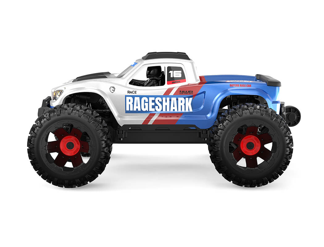 UDI RC RAGE SHARK MONSTER TRUCK 1/16 BRUSHED - Ready To Run - Blue- PRE ORDER -EXPECTED LATE NOVEMBER/EARLY DECEMBER
