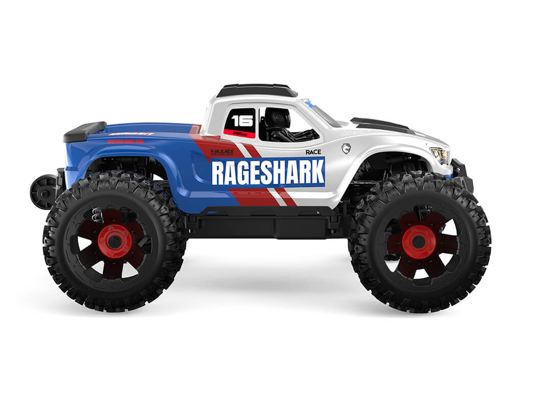UDI RC RAGE SHARK MONSTER TRUCK 1/16 BRUSHED - Ready To Run - Blue- PRE ORDER -EXPECTED LATE NOVEMBER/EARLY DECEMBER