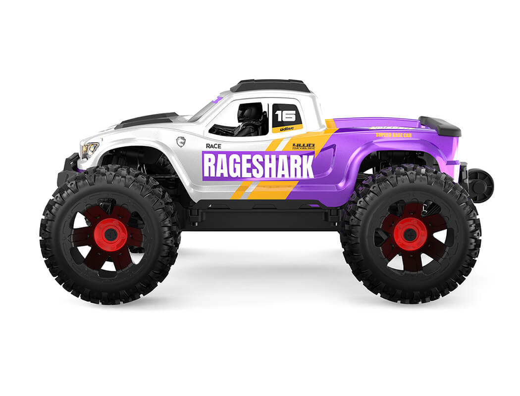 UDI RC RAGE SHARK MONSTER TRUCK 1/16 BRUSHED - Ready To Run - PURPLE- PRE ORDER - EXPECTED LATE NOVEMBER/EARLY DECEMBER
