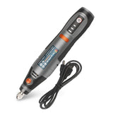 USB Cordless Rotary Tool Mini Drill Engraving Pen Electric USB Mini Wireless Drill with 200 Accessories 21000rpm