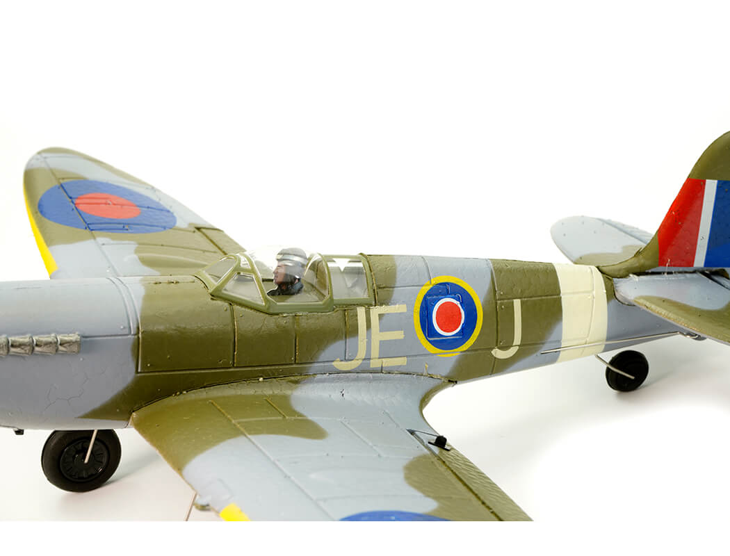 VOLANTEX SPITFIRE 4CH BLUE 400MM BRUSHED w/GYRO EPP RTF