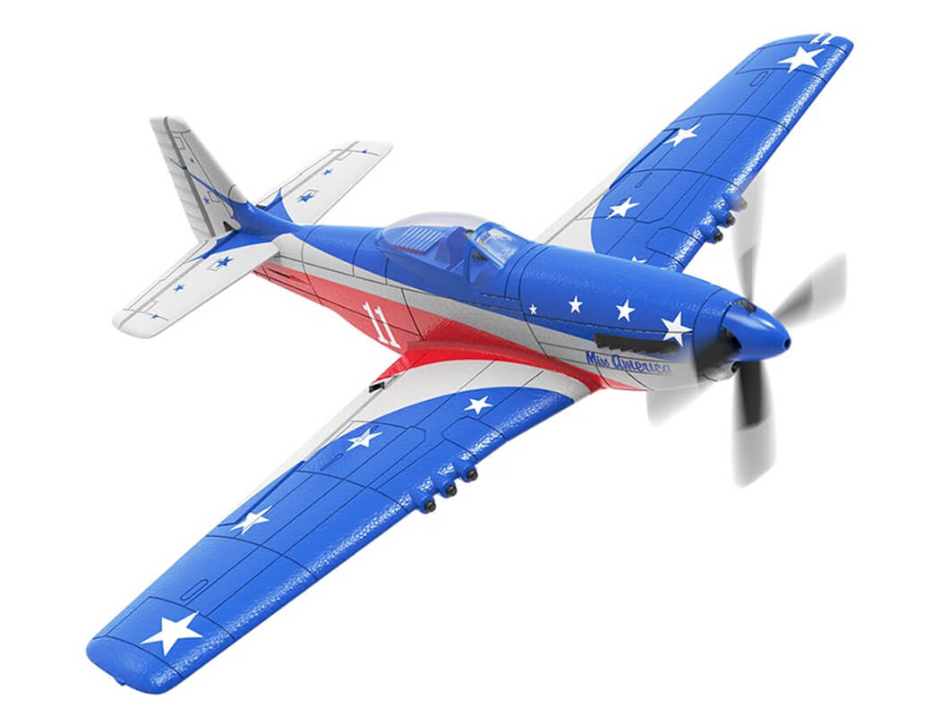 VOLANTEX P-51D MISS AMERICA 4CH 400MM BRUSHED WITH GYRO RTF