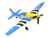 VOLANTEX P-51D MUSTANG V2 BLUE 4CH 400MM BRUSHED W/GYRO RTF V761-5V2B