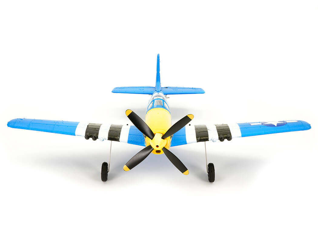 VOLANTEX P-51D MUSTANG V2 BLUE 4CH 400MM BRUSHED W/GYRO RTF V761-5V2B