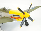 VOLANTEX P-51D MUSTANG GREEN 4CH 500MM BRUSHLESS w/GYRO RTF