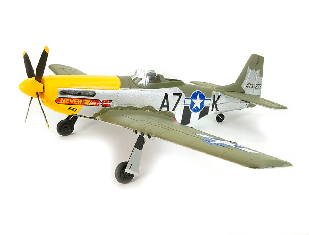 VOLANTEX P-51D MUSTANG GREEN 4CH 500MM BRUSHLESS w/GYRO RTF